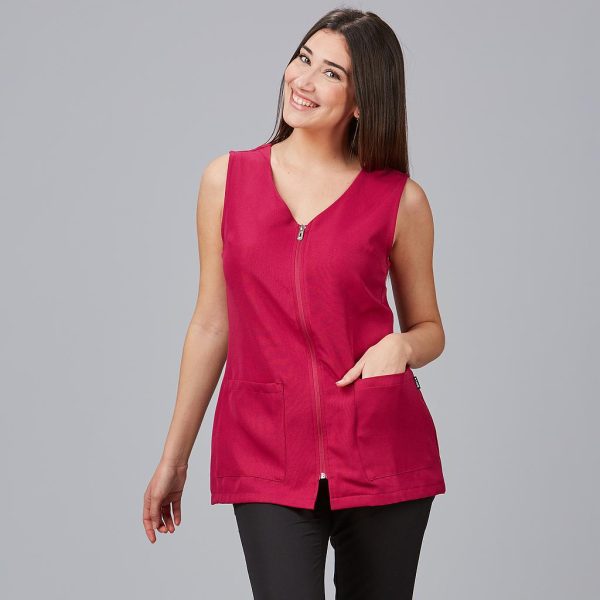 Blusa frambuesa sanidad y limpieza